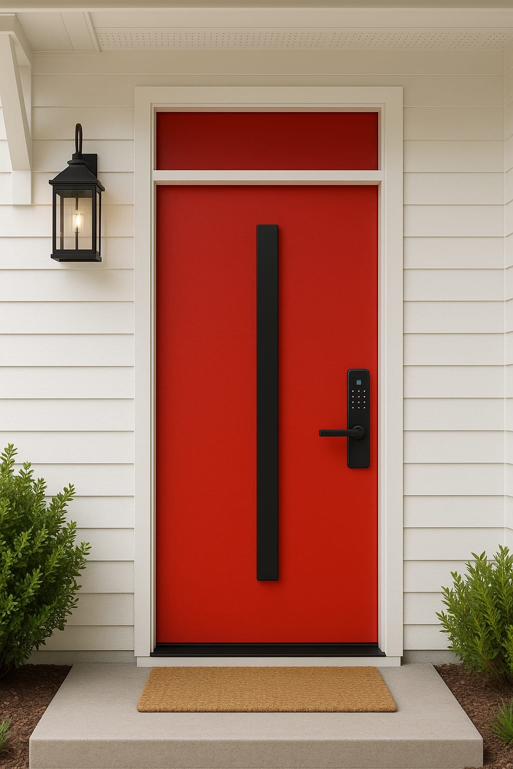 Custom door design by Castell Construction