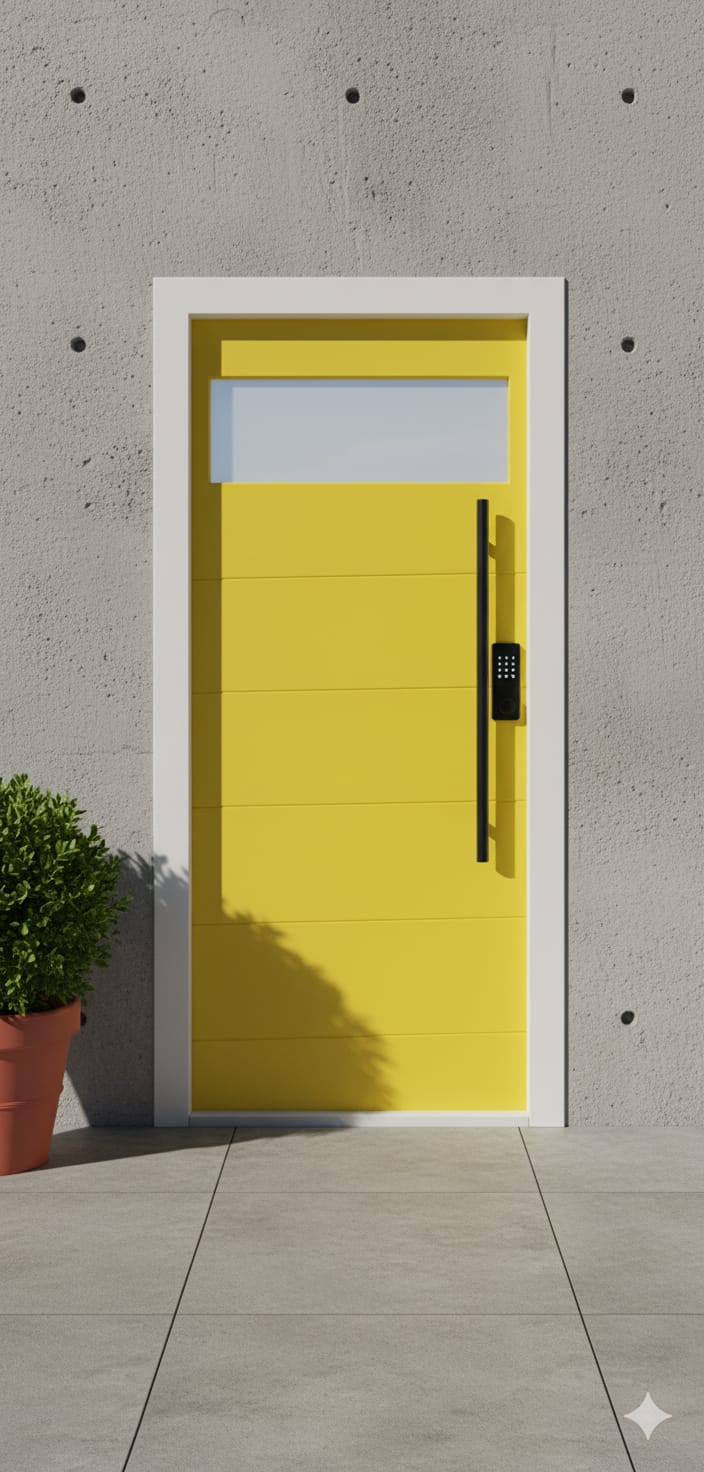Featured custom door